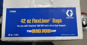 17f005 Graco 755652064794 Truecoat 360 Flex Liner Bags 9 Count Box 42oz New