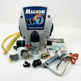 Ba66038 Graco Magnum Xr-7 Power Piston Paint Sprayer Cleaned Serviced Complete Set-up
