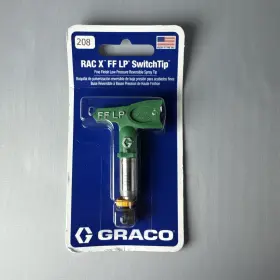 Fflp20821c22a Graco Fflp208 Fine Finish Low Pressure Rac X Reversible Tip For Airless Spray Guns