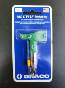 Fflp308 Graco Rac X Reversible Tip For Airless Paint Spray Guns Green Fflp308 Graco Rac X Reversible Tip For Airless Paint Spray Guns Green