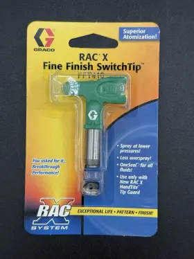 Fft410 Graco Rac X Fine Finish Tip 410 Green