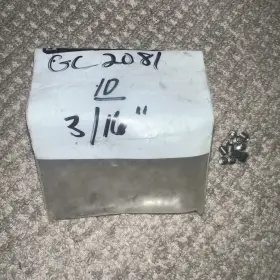 Gc2081 Graco Probler P2 Screw Set Flpt #8 3/16 Inch Sst Qty 10 Pieces