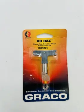 Ghd321 Graco Hd Rac Reverse-a-clean Airless Spray Gun Tip 7400 Psi Heavy Duty