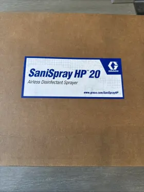 Hp-20 Graco Sanispray Hp 20 Cordless Airless Disinfectant Sprayer Kit With Batteries