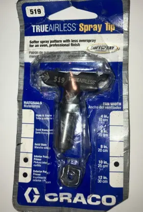 Tru519 Graco Inc New Trueairless 519 Spray Tip 0.019 Dia. Inch Free S&h