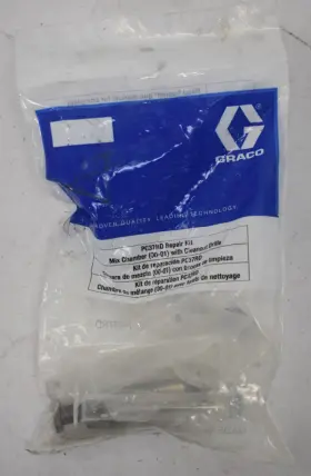 Pc37rd Graco Mix Chamber W Cleanout Drills Repair Kit Genuine Oem Set