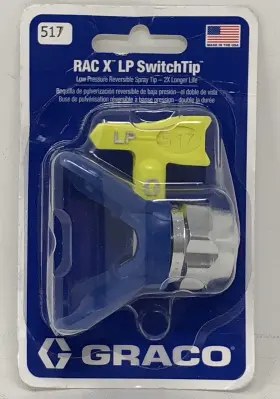 Rlp517 Graco Rac X Lp Switchtip Low Pressure Reversible Spray Tip 517