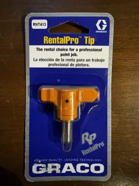Rnt413 Graco Reversible Airless Paint Spray Tip Rental Pro Rnt 413 Orange New