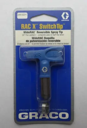 Wr1231 Graco Rac X Switch Tip Wide Reversible Spray Wr 1231