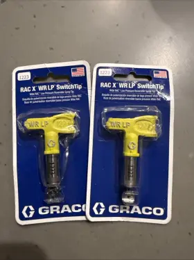 Wrlp1223 Graco Airless Spray Tips Size Listing Is For 2 Tips. Brand New
