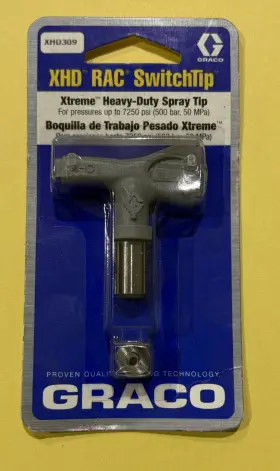 Xhd309 Graco Rac Switchtip Xtreme Heavy-duty Spray Tip 7250 Psi