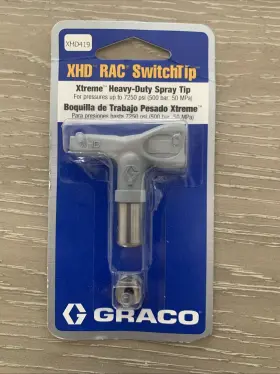 Xhd419 Graco Xhd Rac Switchtip Heavy Duty Spray Tip Pressure Up To 7250 Psi