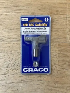 Xhd445 Graco Xhd Rac Switchtip Heavy Duty Spray Tip Pressure Up To 7250 Psi