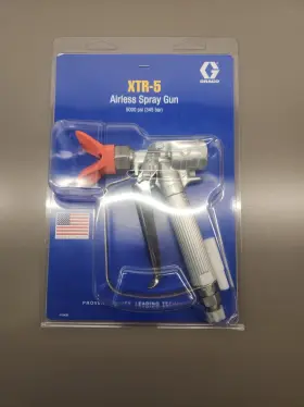4-finger Graco Xtr501 Xtr5 Airless Spray Gun Round Handle Trigger Flat Tip Guard -