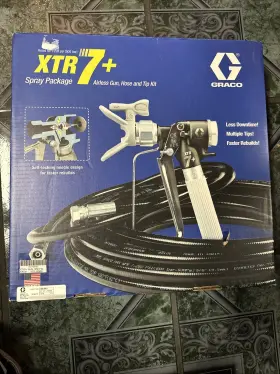 Xtr703 Graco Xtr 7 Spray Package Airless Gun Hose And Tip Kit New