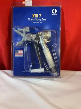 4-finger Graco Xtr704 Xtr7 Airless Spray Gun Round Handle Trigger Xhd Rac Tip -