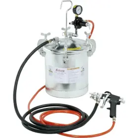 H8225 Grizzly Paint Tank With Gun 10-liter Industrial New