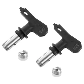Gryfton 641832874324 2pcs Reversible Spray Tips For Airless Sprayer 529 Paint Nozzle Black