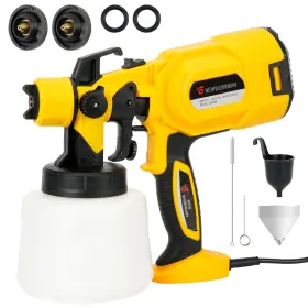 Qzq123 Guattine Paint Sprayer 850w Hvlp High Power Electric Spray Gun With 47 Fl Oz Co