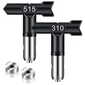 Gyfent 310/515 Spray Tips 2pcs Airless Paint Sprayer Reversible For