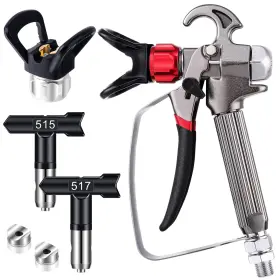 Gyfent S10/515/517 Airless Paint Sprayer Gun 5 Pcs High Pressure Spray Kit 36