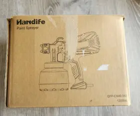 Q1p-cx49-380 Handife Paint Sprayer 1200ml Hvlp Electric Spray Gun With 5 Nozzles 3