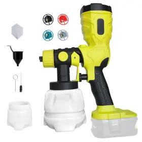 Lub-sg07 Histely 2025 Upgraded Paint Sprayer For Ryobi 18v Battery 200w Cordless Electric Spr