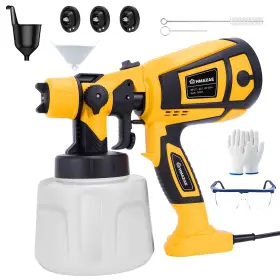 3-pattern Hmazae Cn6000 Paint Sprayer 800w Hvlp Spray With Cleaning/blowing Joints