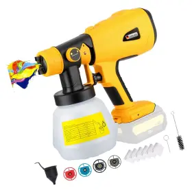 Dw-ps001 Hobby Colin Paint Sprayer For Dewalt 20v Battery Hvlp Spray Gun With B