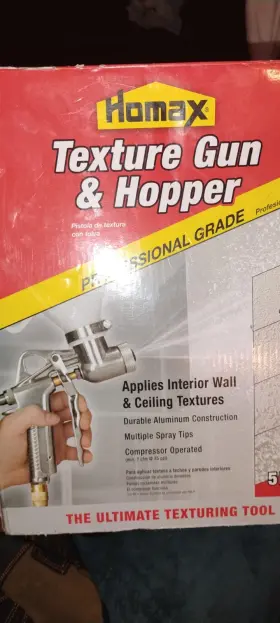 Homax 313042633649 Pro Gun And Hopper For Spray Texture Repair