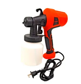P801308a Hoteche Electric Hvlp Spray Paint Gun 450w 2.5mm Tips Nozzle 800ml