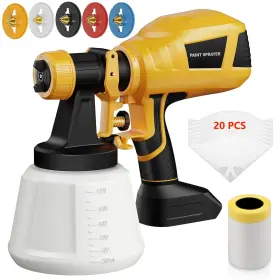 Hl-klb-007d Houselife Cordless Paint Sprayer Compatible With Dewalt 20v Max Battery Spray Gu