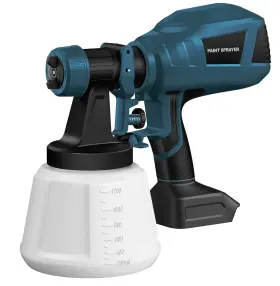 Kla-006b Houselife Cordless Paint Sprayer - Compatible With Makita 18v Battery Tool Only Elec
