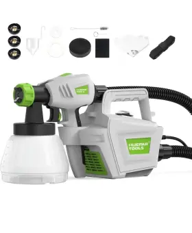 Sg800 Huepar Tools 800w Paint Sprayer Hvlp Electric Spray Gun With 43 Fl Oz
