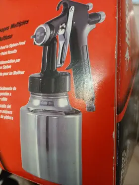 515623 Husky Siphon Feed General Purpose Paint Spray Gun Brand New Manual Included