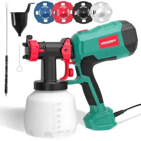 700w Hychika 762730262546 Electric Green Power Paint Sprayer 1200ml
