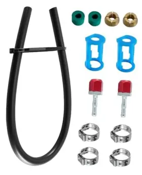 Aclcrhps0524 Hzparts Ac Line Splice Kit Compatible With 5/16 Inch No. 6 Hose 24 For