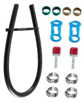 Lscrhps0524 Hzparts Ac Line Splice Kit Compatible With 5/8 Inch No. 10 Hose 24 For