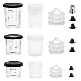 Inokraft 6-oz 22-oz Disposable Paint Spray Gun Cup 3 Size 6 Oz 22 28 Variety Pack Se