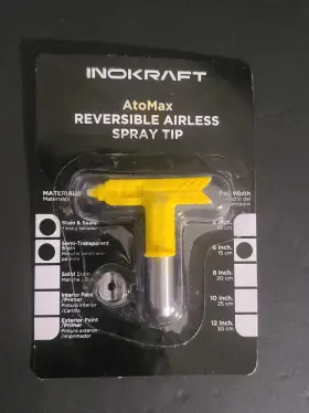 Ik01003202 Inokraft 311 Spray Tip Atomax Reversible Airless Paint Nozzle 6 Inch Diamete Pattern
