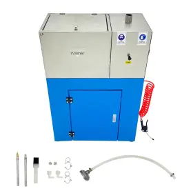 Intbuying 057426 Pneumatic Solvent Automatic Spray Gun Cleaning Machine Cleaner