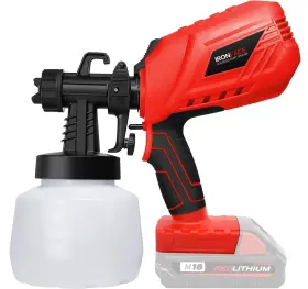 Ironface 735473805929 Cordlees Paint Sprayer For Milwaukee M18 Battery Electric Spray Gun Ba