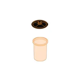 Dev-dpv-34-200-k50 Itw Devilbiss 34oz/1000ml Cup 200 Micron Lid Kit 50