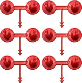 F1006 Ixirpro Mega Red Nozzle 6 Pack 1-2 Vertical-horizontal For Spray Foam Gun Precisi
