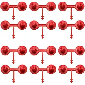 F1037 Ixirpro Mega Red Nozzle 12 Pack 1-2 Vertical-horizontal For Spray Foam Precision
