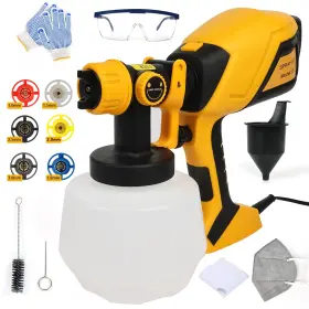Jh-12j Jegshin 1000w Hvlp Paint Sprayer High-efficiency Electric Spray Gun With 6 Nozzles 3