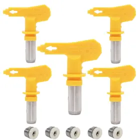 Jewboer 601263593850 5 Pieces Airless Paint Sprayer Tips For 515 Spray Tip Nozzle