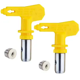 Jewboer 761449865972 2 Pack Reversible Spray Tip Nozzle For Airless Paint And Spraye