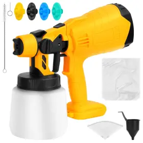 Jzx-24102801 Juzuxi Paint Sprayer 36000rpm High Speed Electric Spray For Dewalt 20v Max Bat