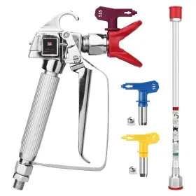 Jxzsj-2e3322ws Jxzsj 3600pis Airless Spray Gun High Pressure With 517 Tip 315tip 515tip And